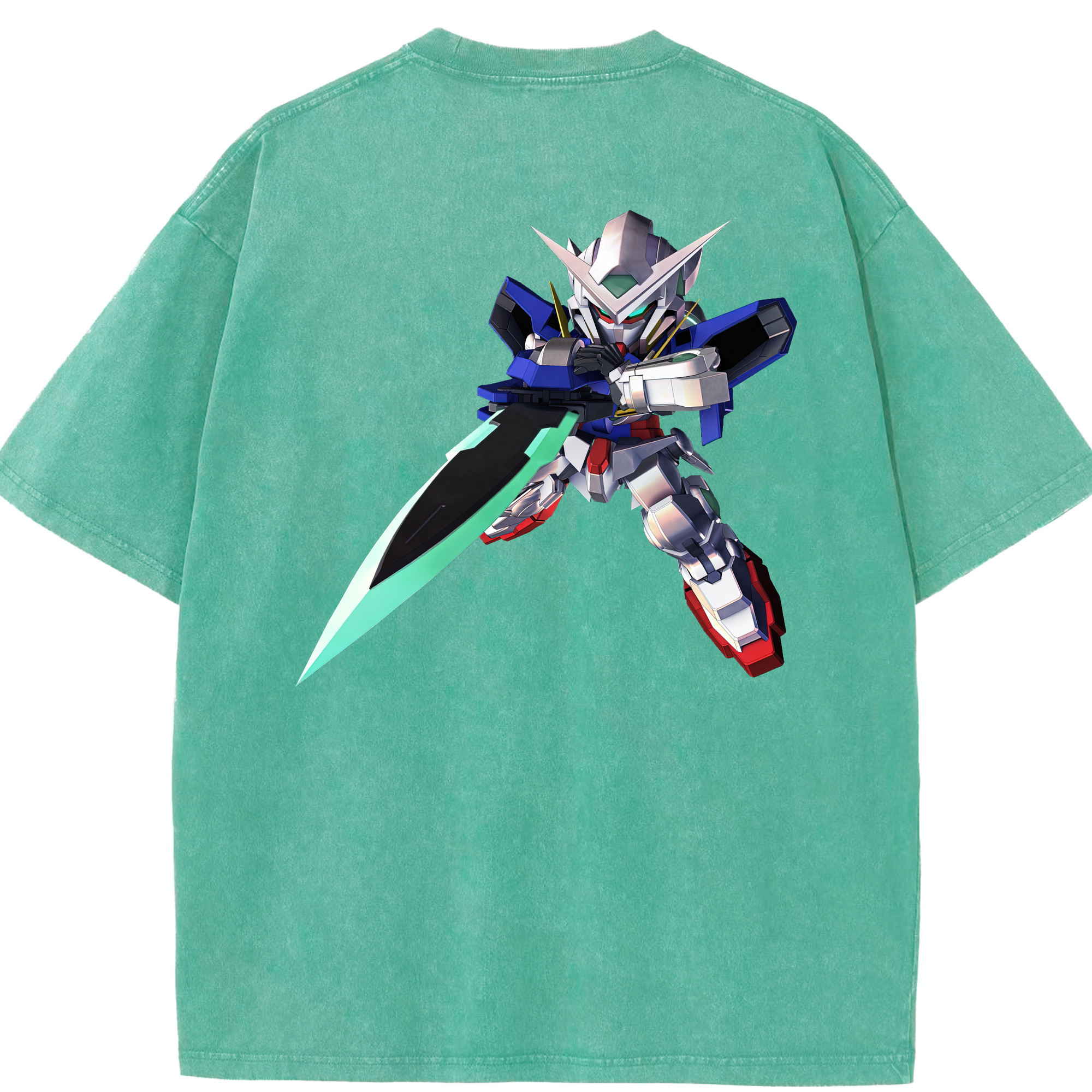 （画像用） 機動戦士ガンダム Mobile Suit Gundam 綿100% ヴィンテージ風 半袖Tシャツ（背面プリント）